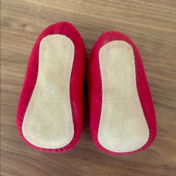 NWOT - RARE Ruby Red Ballet Baby Pram Slippers - Picture 2 of 5